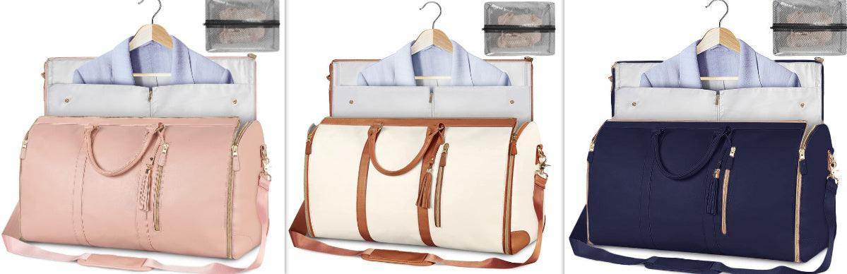Large Capacity Travel Duffle Bag Women's Handbag Folding Suit Bag Waterproof Clothes Totes - Magellan Fashion Shop