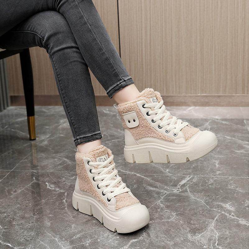 Shoes For Women Winter Warm Cashmere Snow Boots - Magellan Fashion Shop