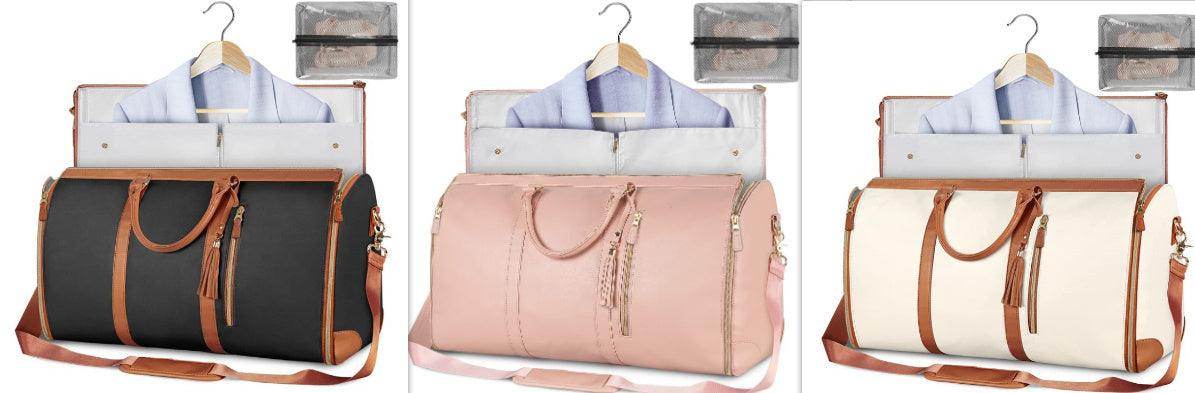 Large Capacity Travel Duffle Bag Women's Handbag Folding Suit Bag Waterproof Clothes Totes - Magellan Fashion Shop