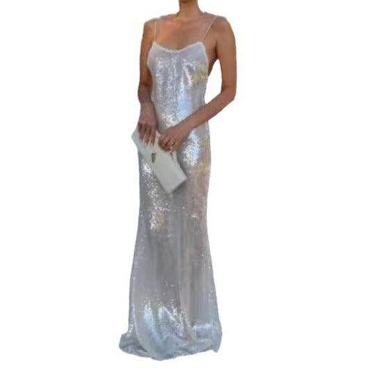 Banquet Light Dress Light Luxury Minority Sling Dress Female Temperament Elegant - Magellan Fashion Shop