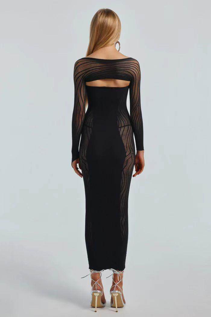 Women's Dress Mesh Hollow Sheath - Magellan Fashion Shop
