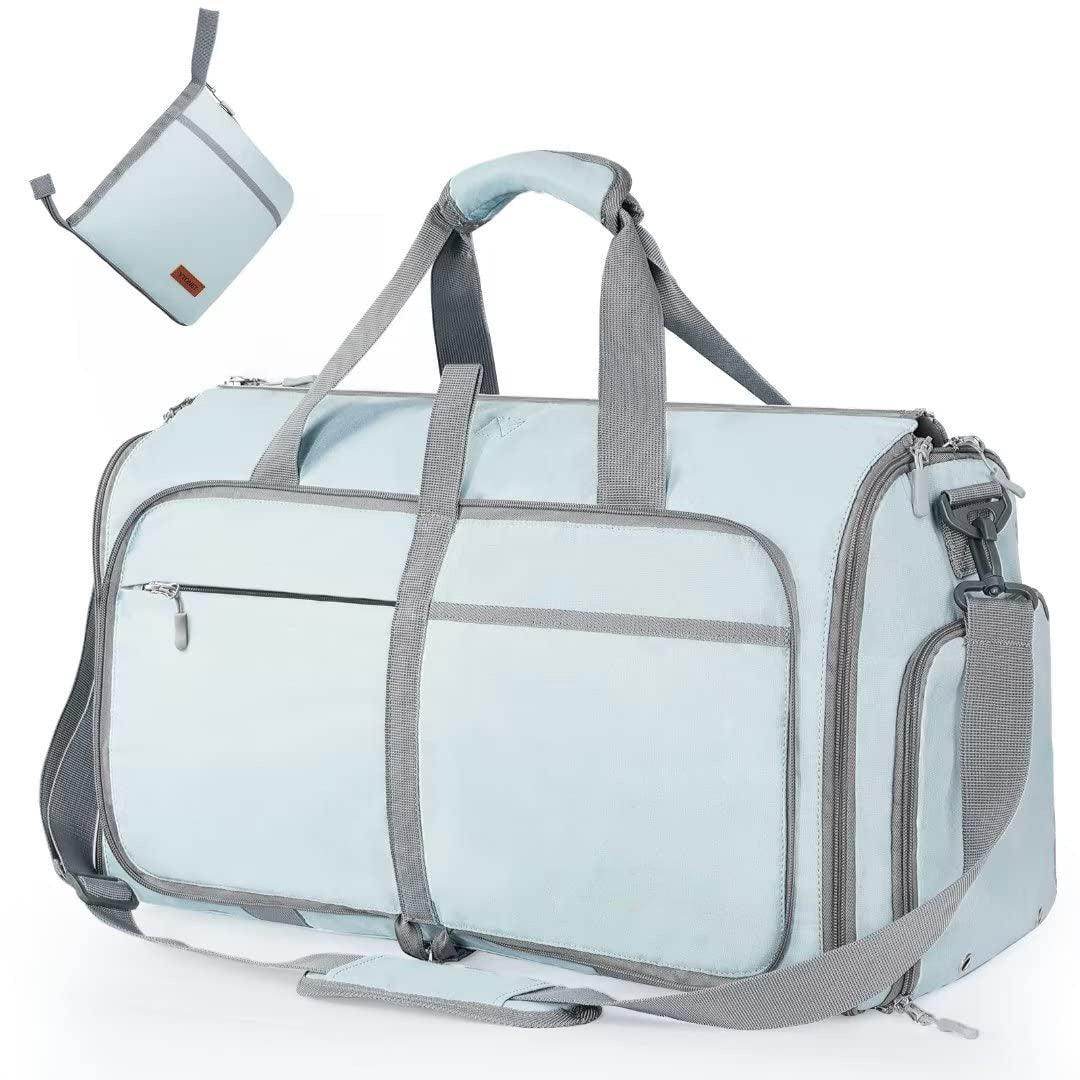 Large Capacity Travel Duffle Bag Women's Handbag Folding Suit Bag Waterproof Clothes Totes - Magellan Fashion Shop