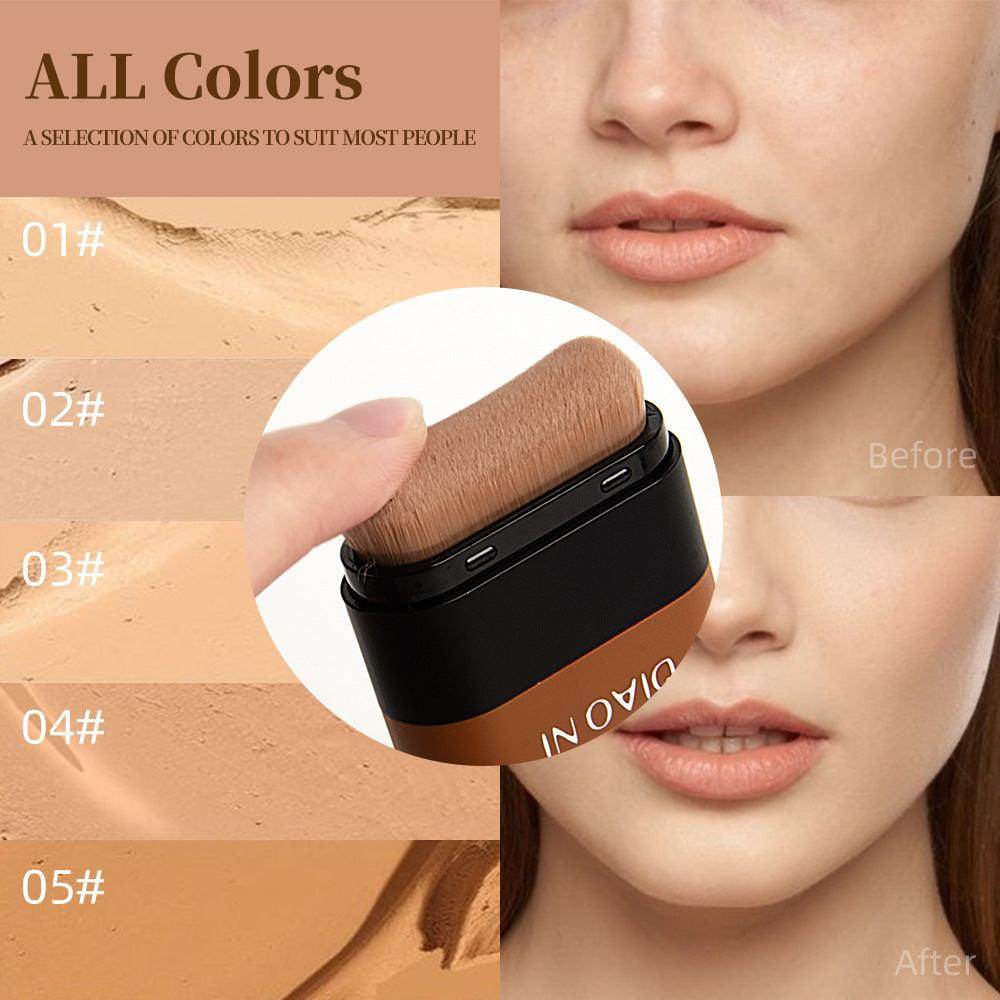 5 Colors With Brush 20g Moisturizing Light Transparent Concealing Foundation - Magellan Fashion Shop
