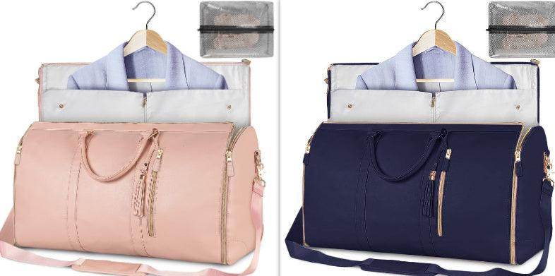 Large Capacity Travel Duffle Bag Women's Handbag Folding Suit Bag Waterproof Clothes Totes - Magellan Fashion Shop