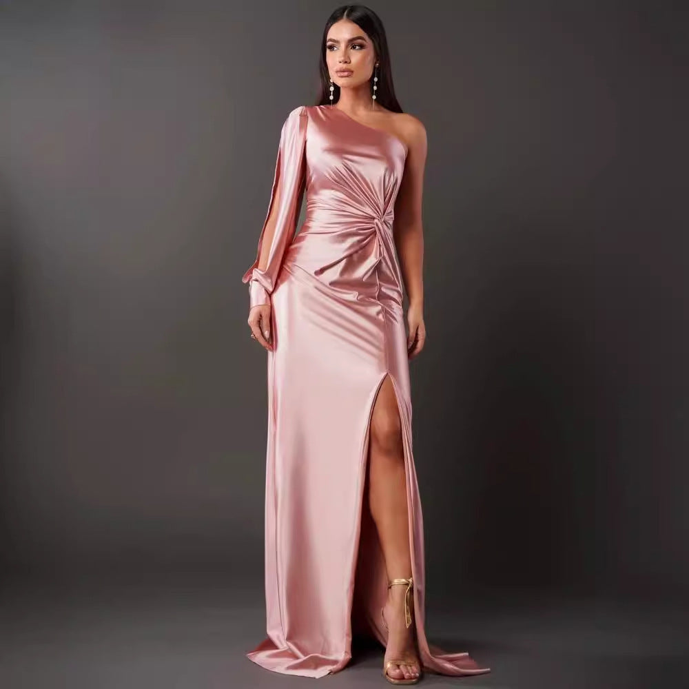Women's One-shoulder Split Dress - Magellan Fashion Shop