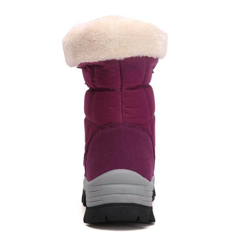 Velvet Warm Cotton Snow Boots High Cotton-padded Shoes - Magellan Fashion Shop