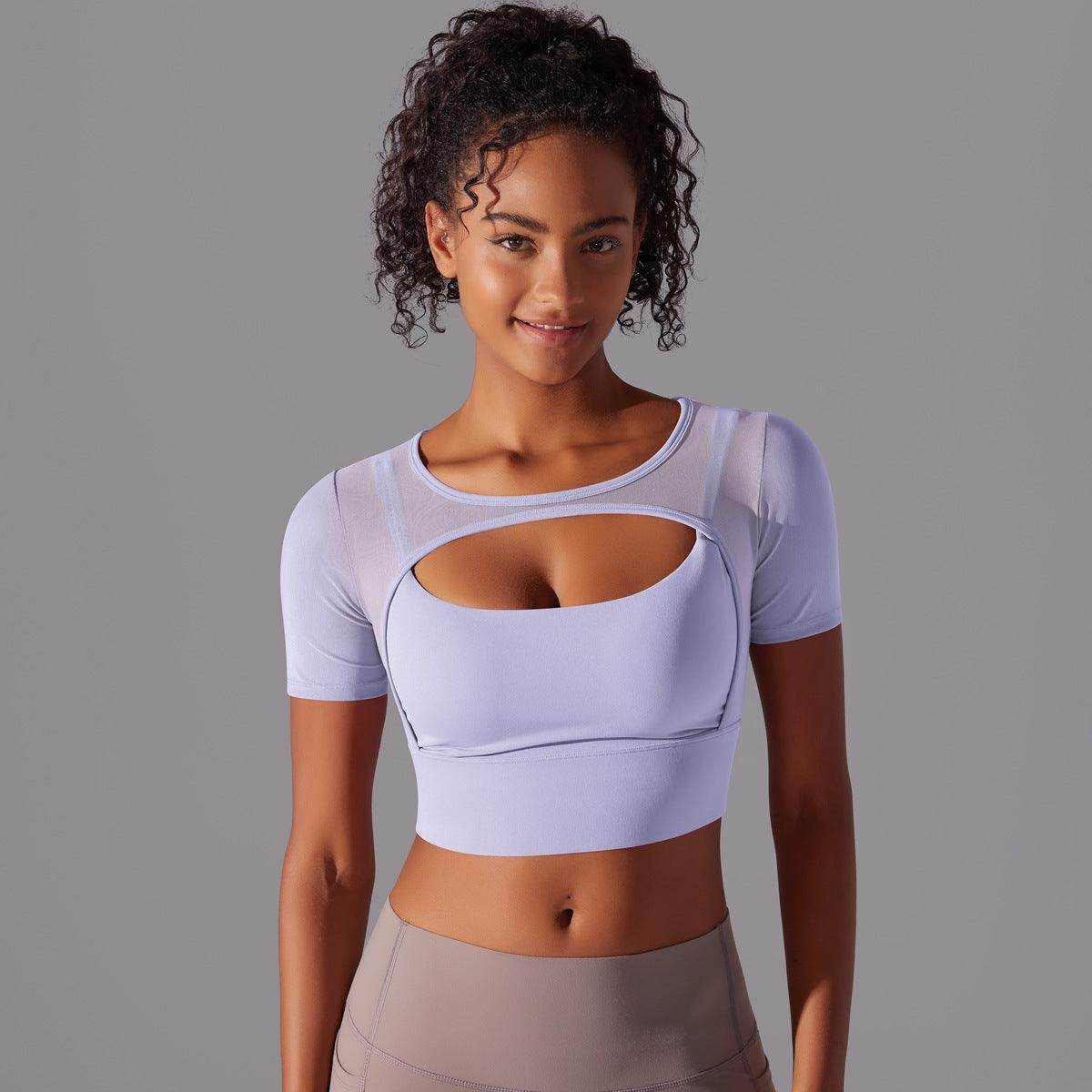 Fitness Double Layer Yoga Clothing Top Women - Magellan Fashion Shop