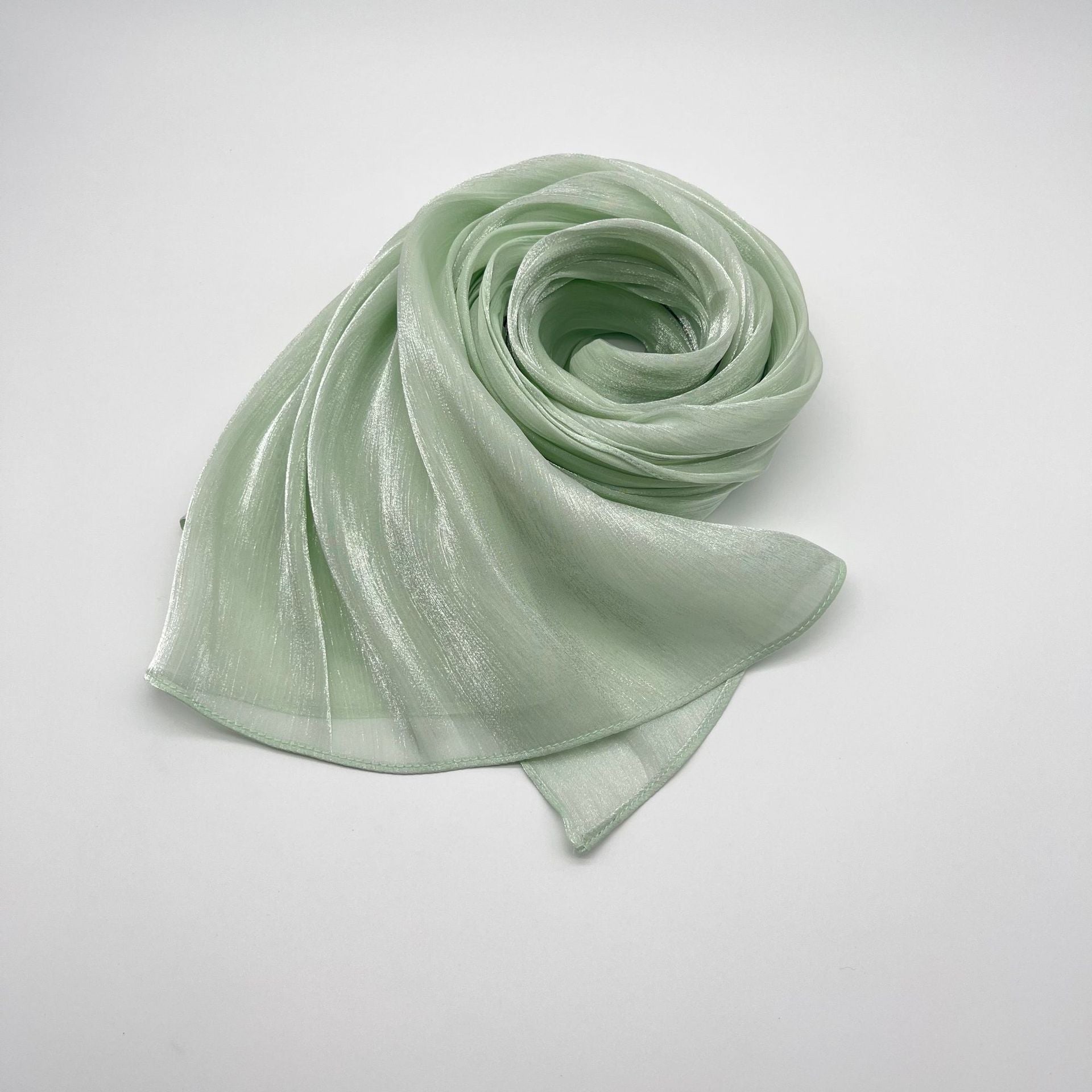 Shiny Satin Scarf Malay Scarf