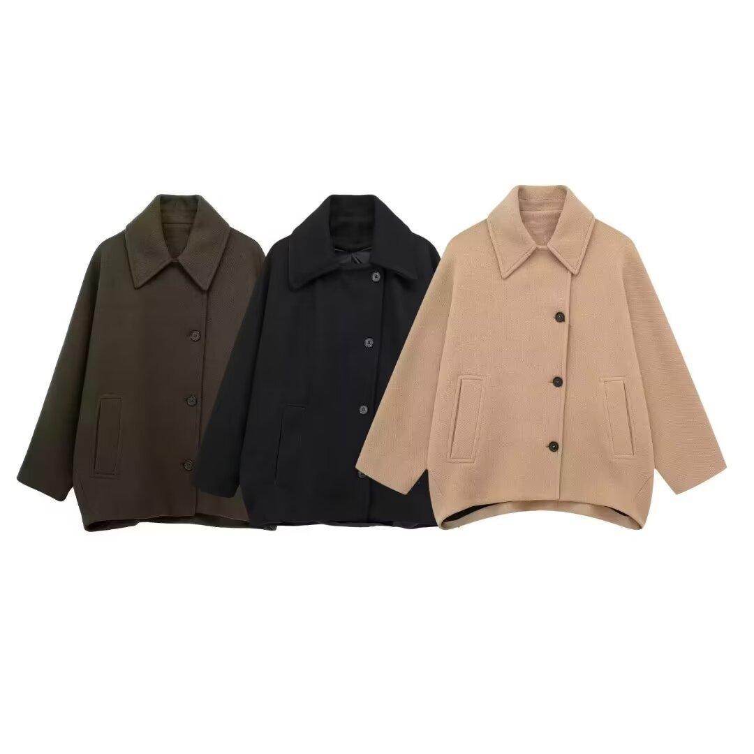 Autumn New Wool Blended Short Coat - Magellan Fashion Shop