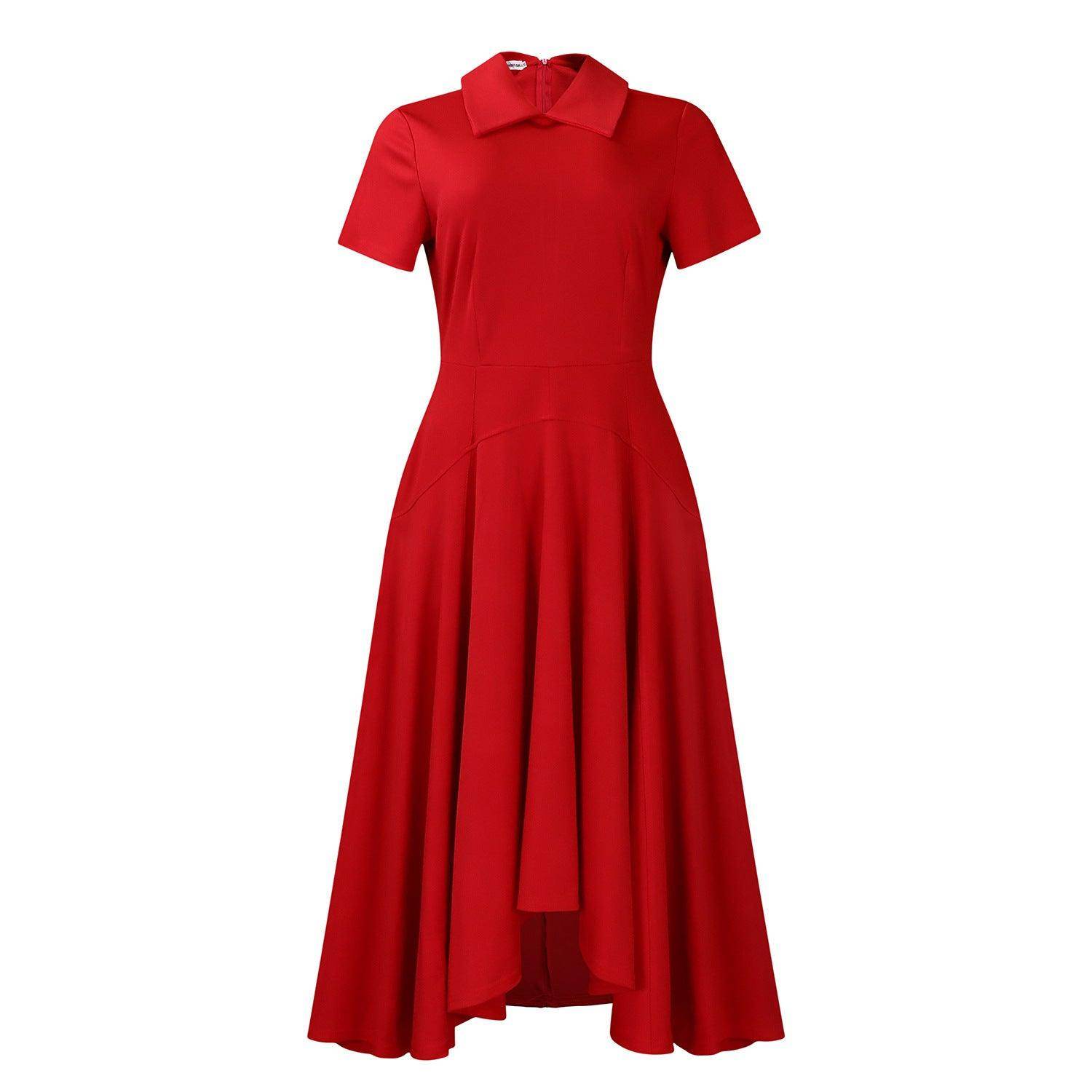 Fashion Temperament High Waist Banquet Large Swing Elegant Evening Party Africa Dress - Magellan Fashion Shop