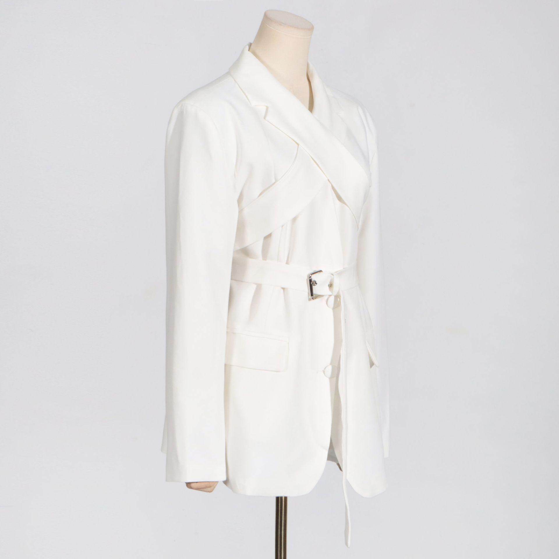 Fashion Personality Solid Color Suit Coat For Women - Magellan Fashion Shop