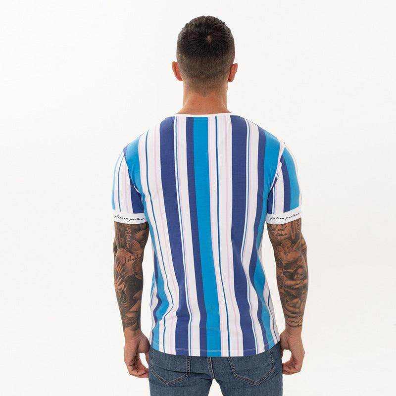 Men's casual fitness t-shirt made of spandex in multiple sizes M to XXL