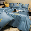 Modern, breathable silk cover with ice silk print - Magellan Fashion Shop