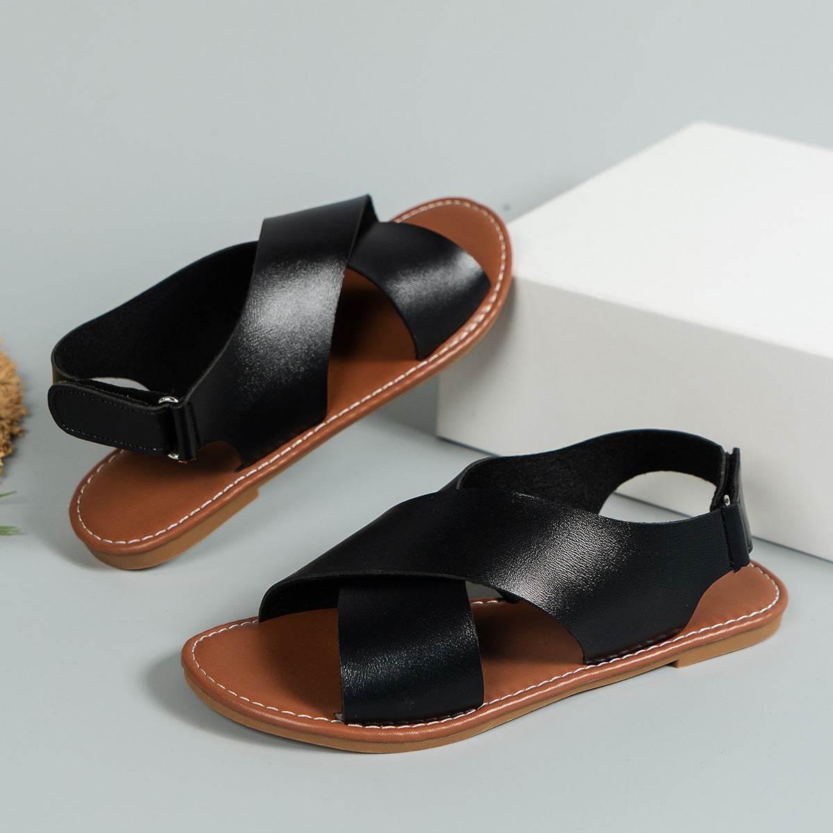 Women's Plus Size Thick Bottom Chunky Heel Wedge Sandals - Magellan Fashion Shop