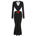 Sexy V-neck Backless Long Dress Long - Magellan Fashion Shop