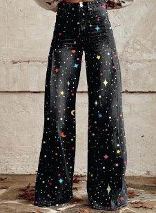 European And American Plus Size Women's Denim Casual Pants - Magellan Fashion Shop