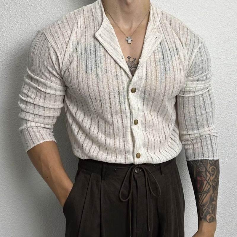 Solid Color Hollow Round Neck Hollow Cardigan - Magellan Fashion Shop
