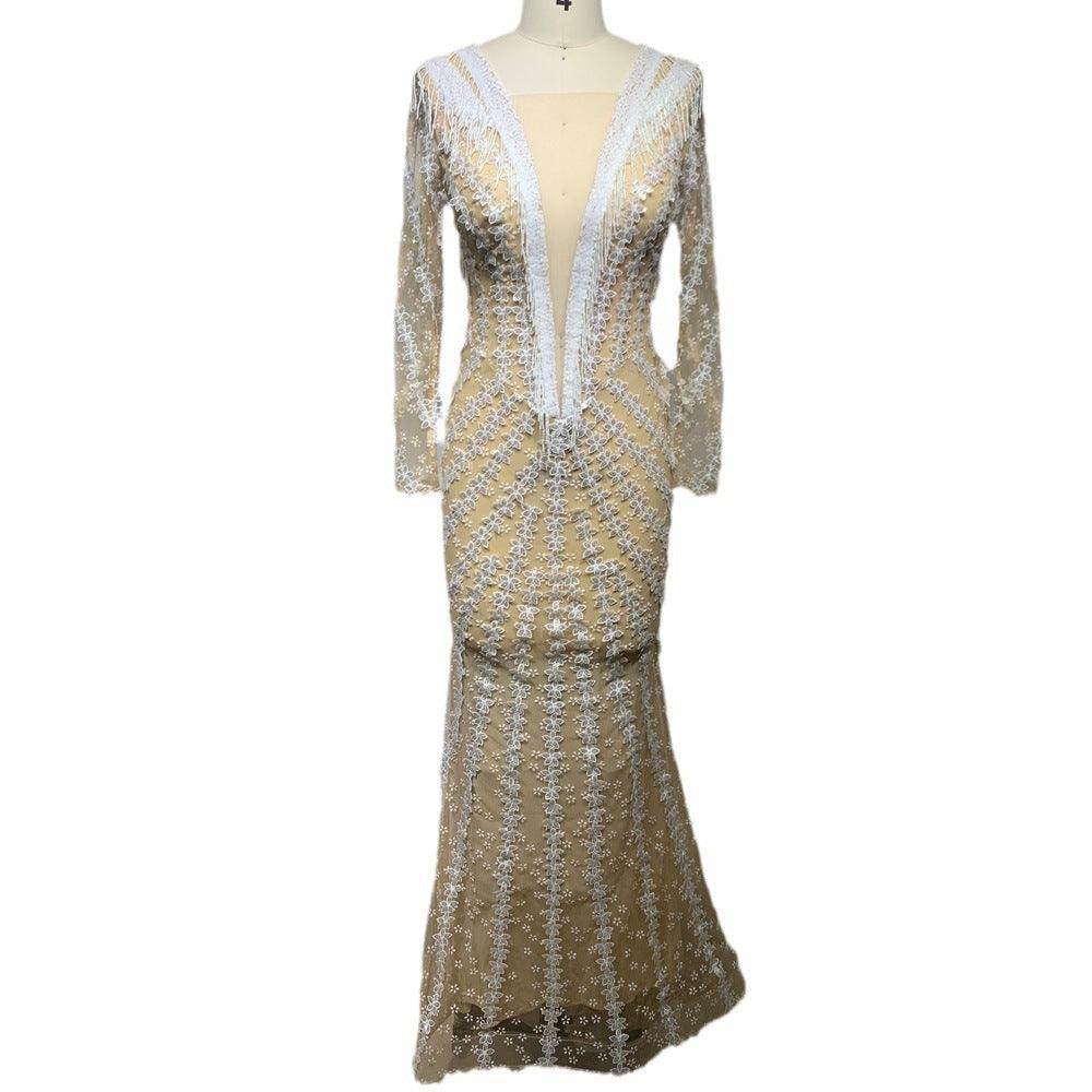 Backless Tight Fishtail Sheath Dress - Magellan Fashion Shop