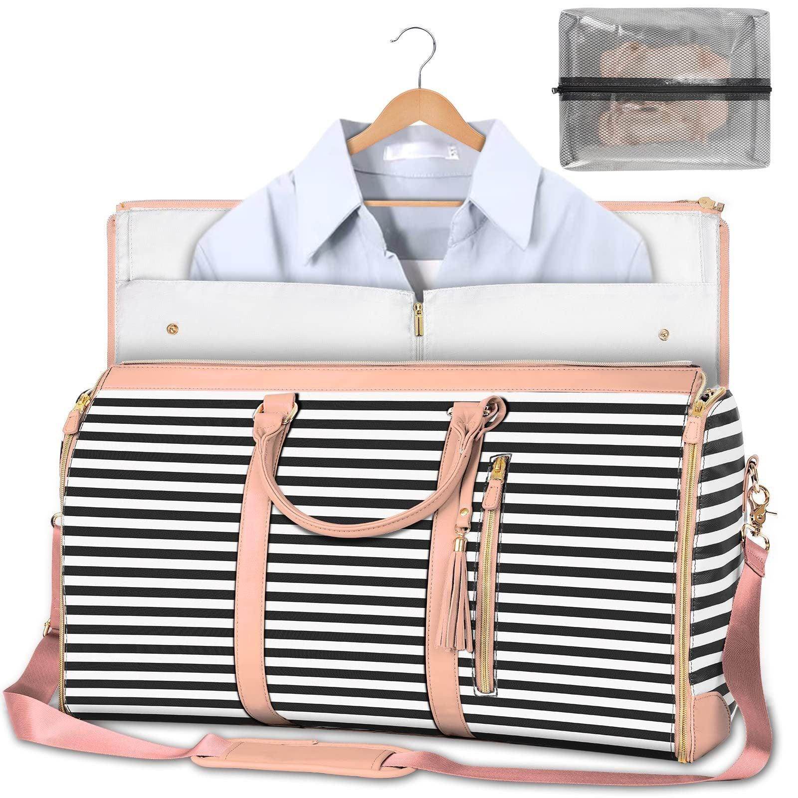 Large Capacity Travel Duffle Bag Women's Handbag Folding Suit Bag Waterproof Clothes Totes - Magellan Fashion Shop