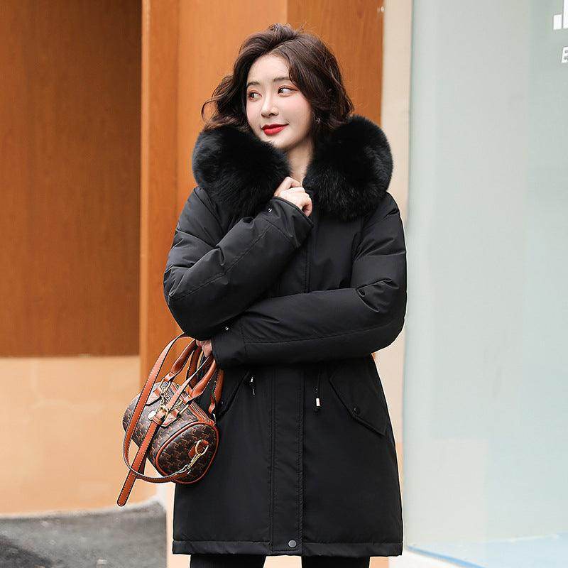 Women's Loose And Fashionable Mid-length Cotton Coat - Magellan Fashion Shop