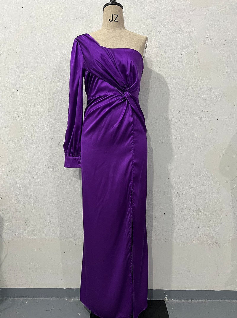 Women's One-shoulder Split Dress - Magellan Fashion Shop
