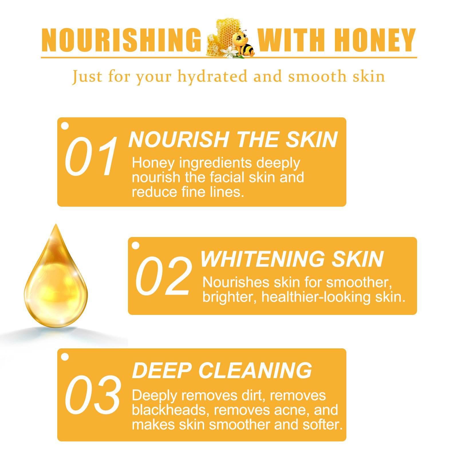 Honey Mask Nourishing Moisturizing Acne Skin Blackhead - Magellan Fashion Shop