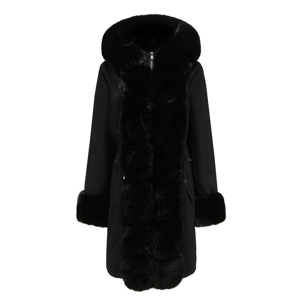 Fur Collar Sleeve Parka - Magellan Fashion Shop