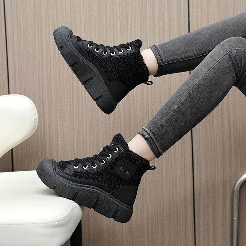 Shoes For Women Winter Warm Cashmere Snow Boots - Magellan Fashion Shop