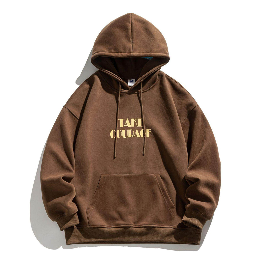 Hooded Sweater Letter Printing - Magellan Fashion Shop
