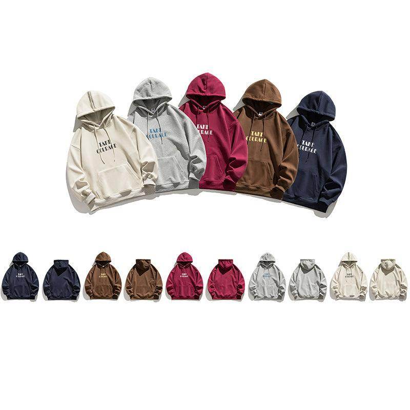 Hooded Sweater Letter Printing - Magellan Fashion Shop
