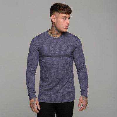 Doctor Muscle Spring men's long sleeve fitness running shirt in various colors and sizes
