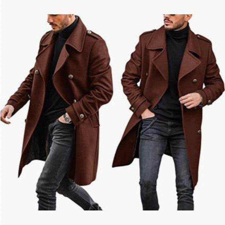 Woolen Men's Coat Autumn And Winter New Product Warm Padded Jacket - Magellan Fashion Shop