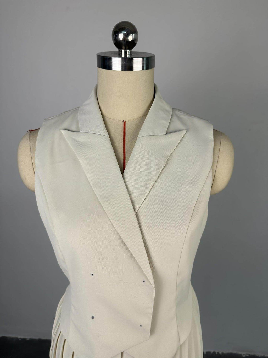 Summer Polo Collar Irregular Top Pleated Skirt Casual Suit - Magellan Fashion Shop