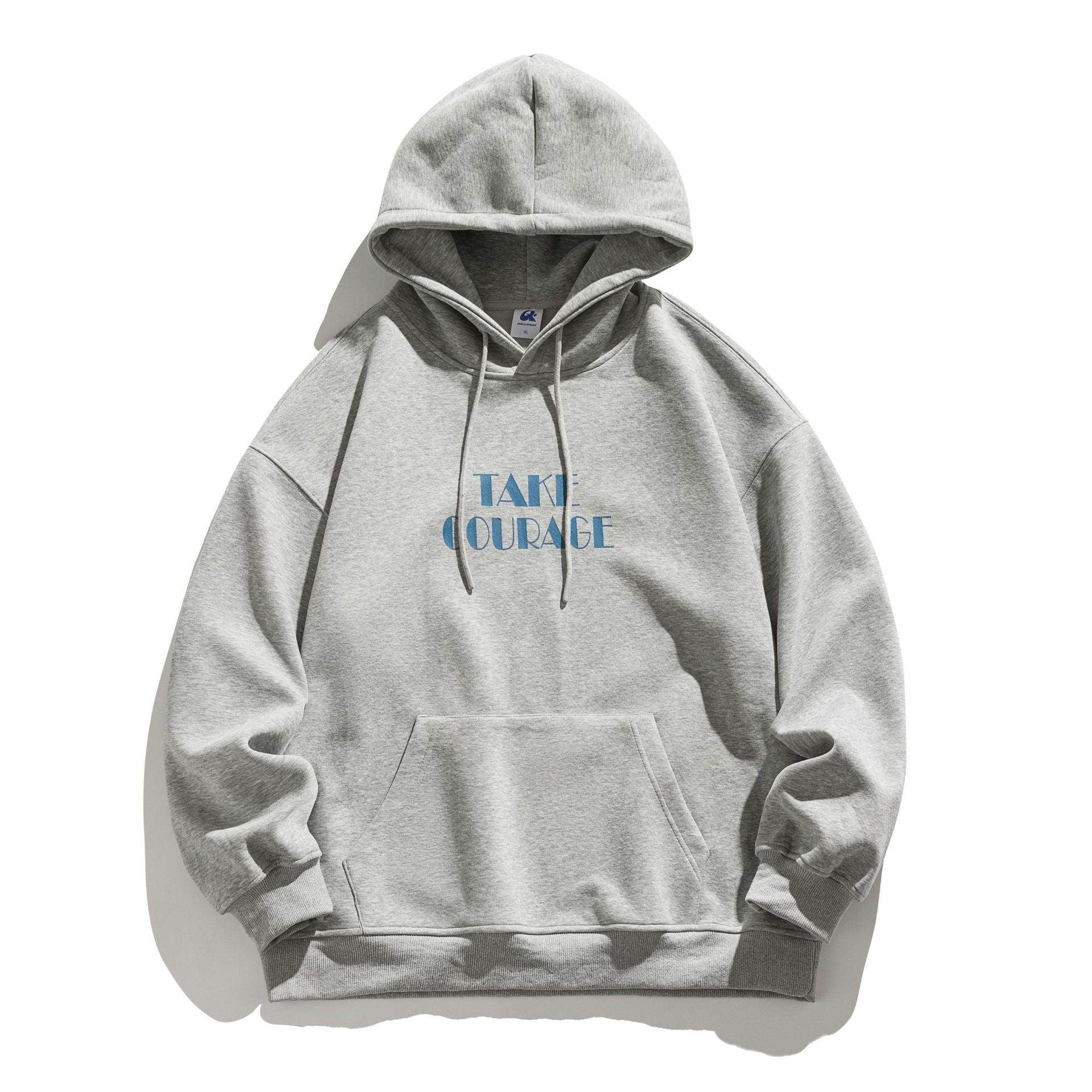 Hooded Sweater Letter Printing - Magellan Fashion Shop