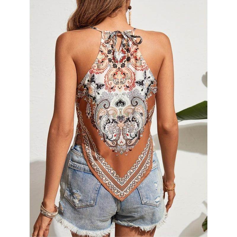 Summer Fashion Women's Wear Printed Camisole Top - Magellan Fashion Shop