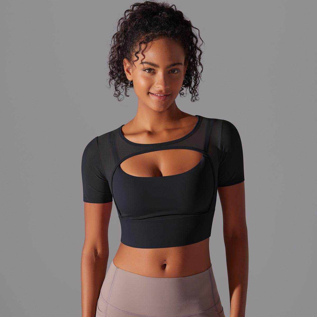 Fitness Double Layer Yoga Clothing Top Women - Magellan Fashion Shop