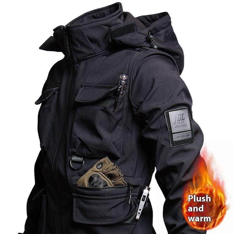Jacket Men's Winter Fleece-lined Thickened Camouflage Top Clothes Suit - Magellan Fashion Shop
