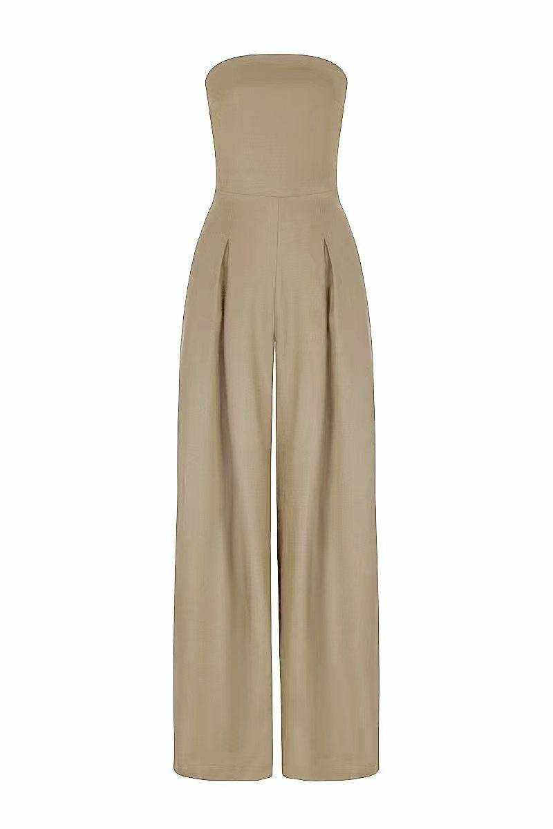 Loose Jumpsuit Ins Fashion Backless Wide Leg Long Pants - Magellan Fashion Shop