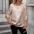 Women's Ruffle Sleeve Casual Shirt - Magellan Fashion Shop