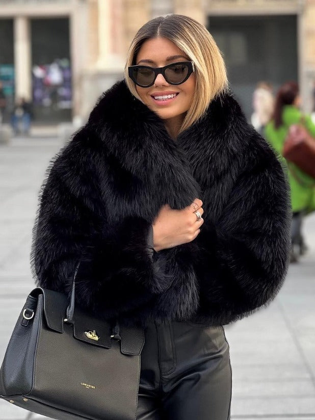 Winter Plush Coat  Warm Thicken Fluffy