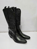 Embroidered Sleeve High Cowboy Boot For Women - Magellan Fashion Shop