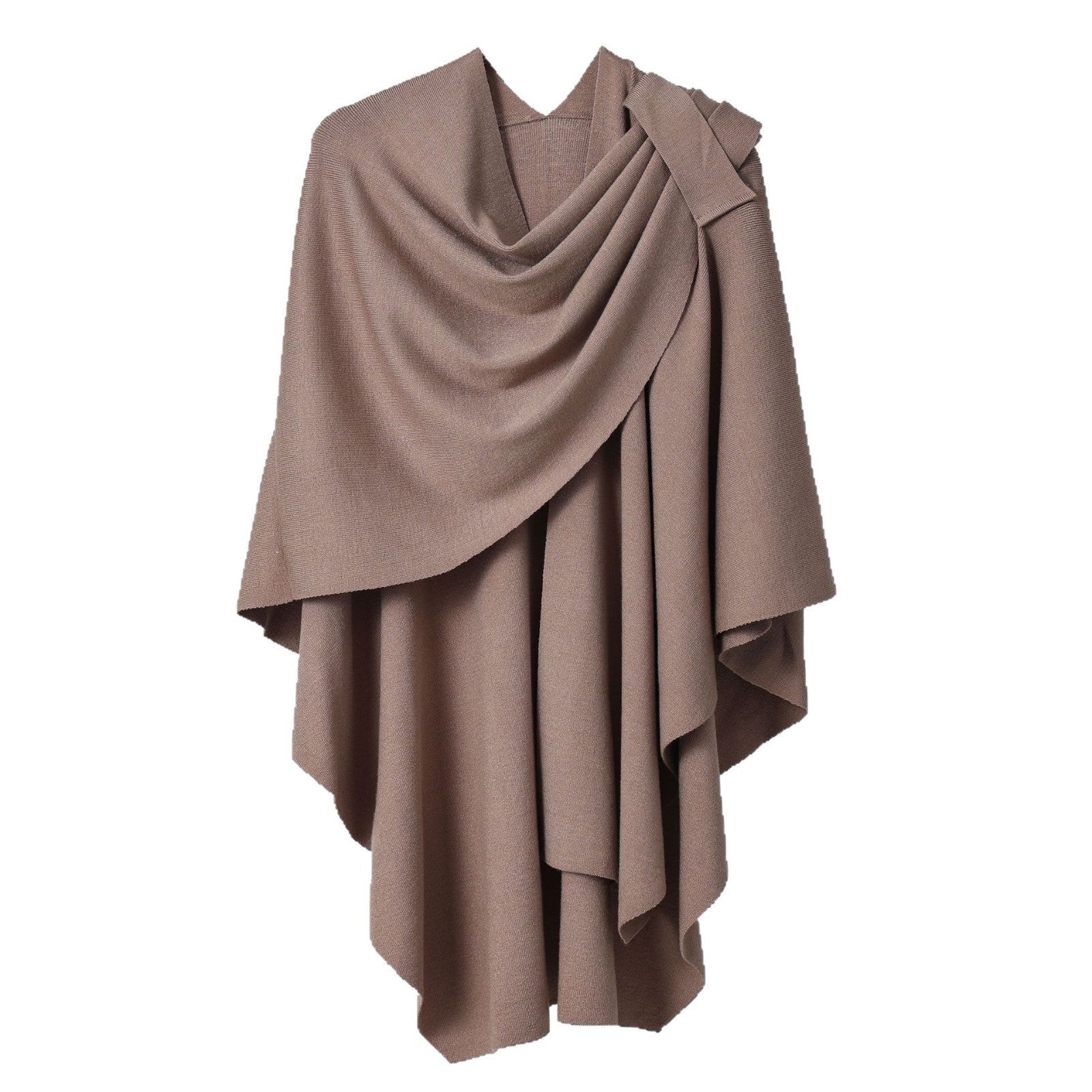 Solid Color Simple Side Strap Shawl Knitted Shoulder Strap