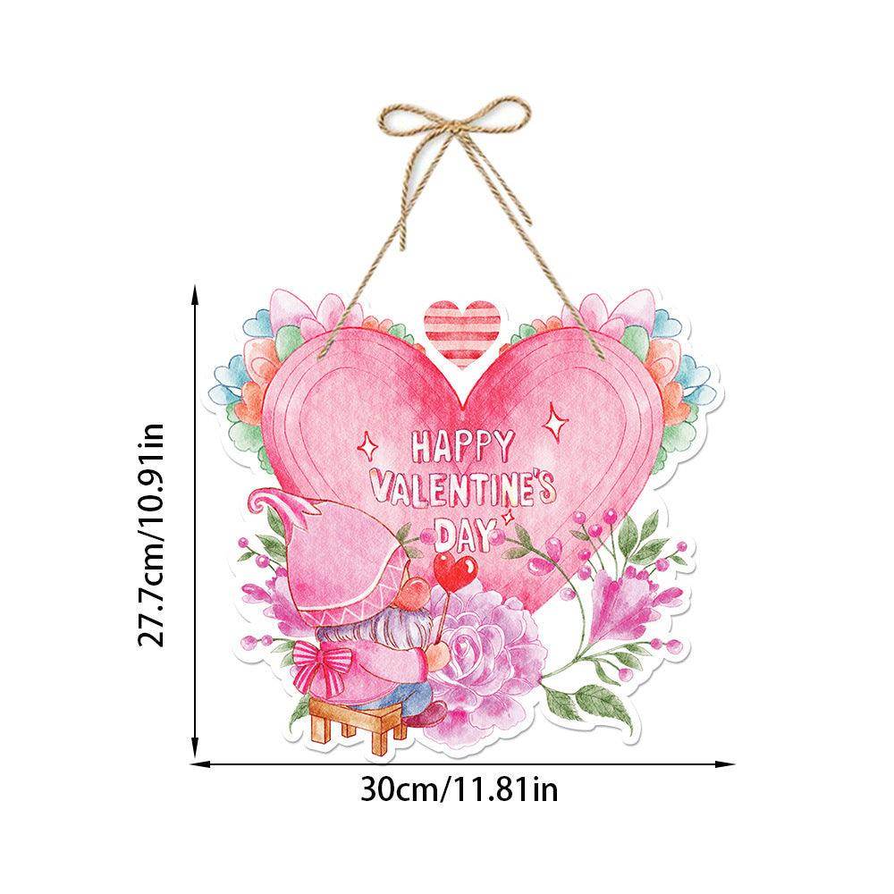 Valentine's Day Decorative Gift Garland Paper Door Hangers - Magellan Fashion Shop