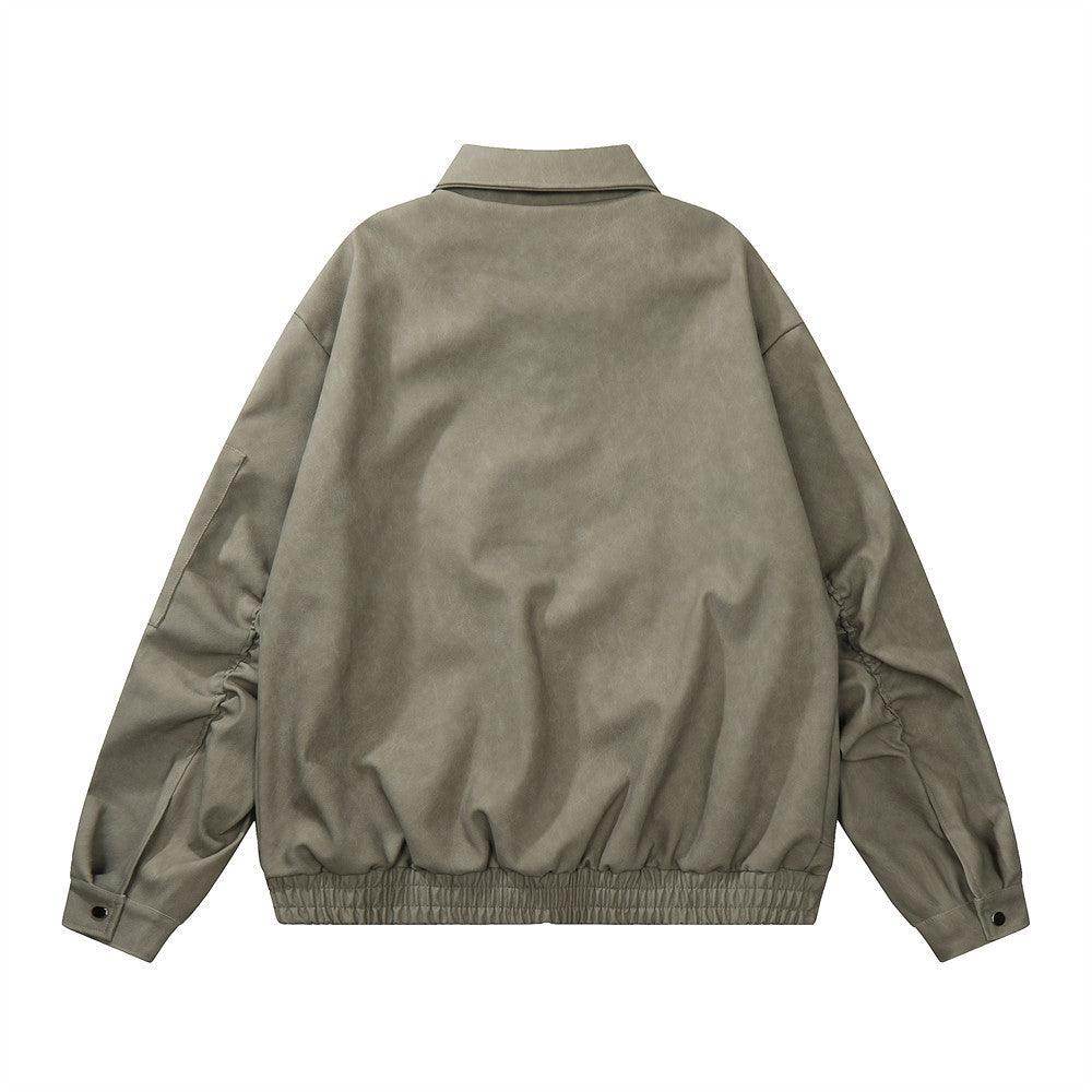 American Retro Clothing Leather Coat - Magellan Fashion Shop