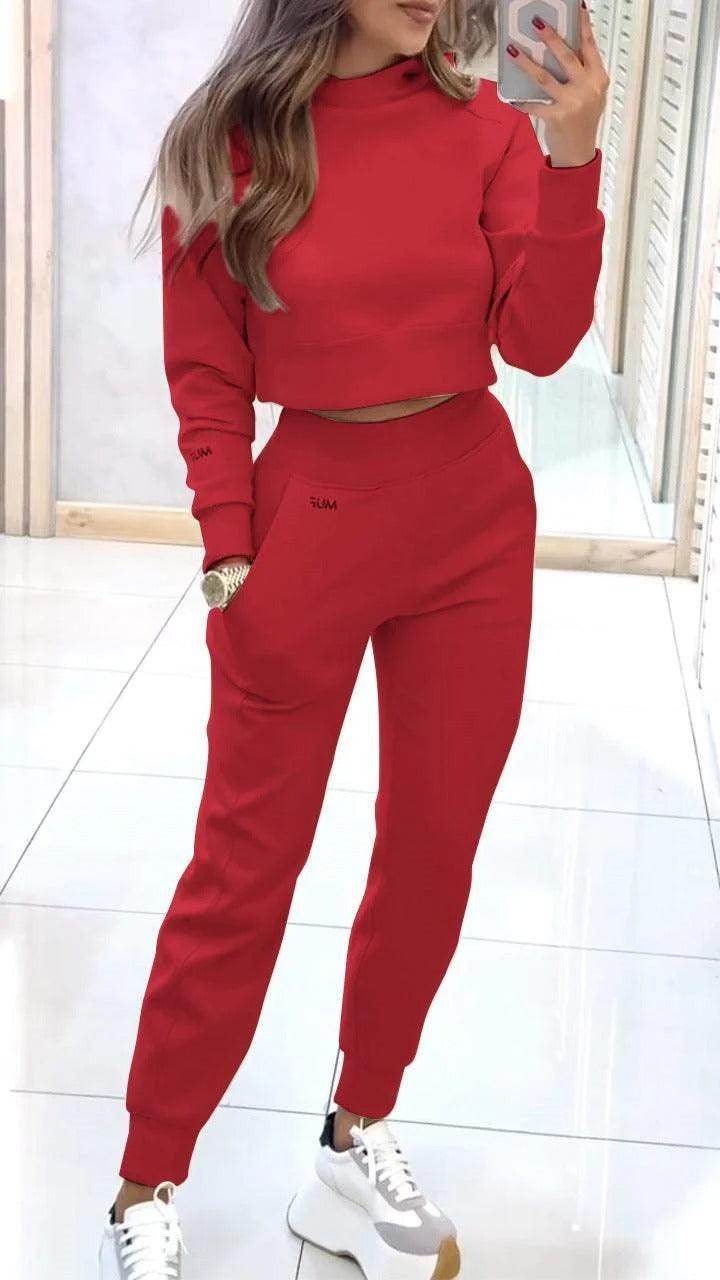 Stand Collar Sports Suit - Magellan Fashion Shop