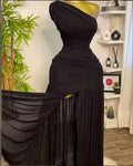 Women's Fashion  Slim Fit Split Long Dress