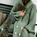 Elegant Polo Collar Plus Size Women's Coat