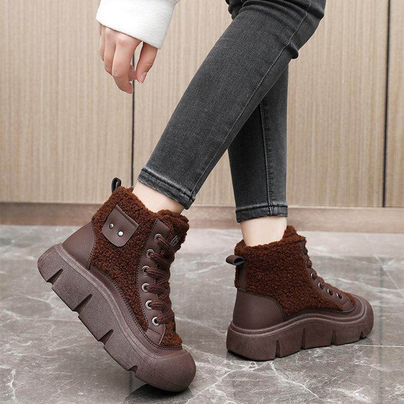 Shoes For Women Winter Warm Cashmere Snow Boots - Magellan Fashion Shop