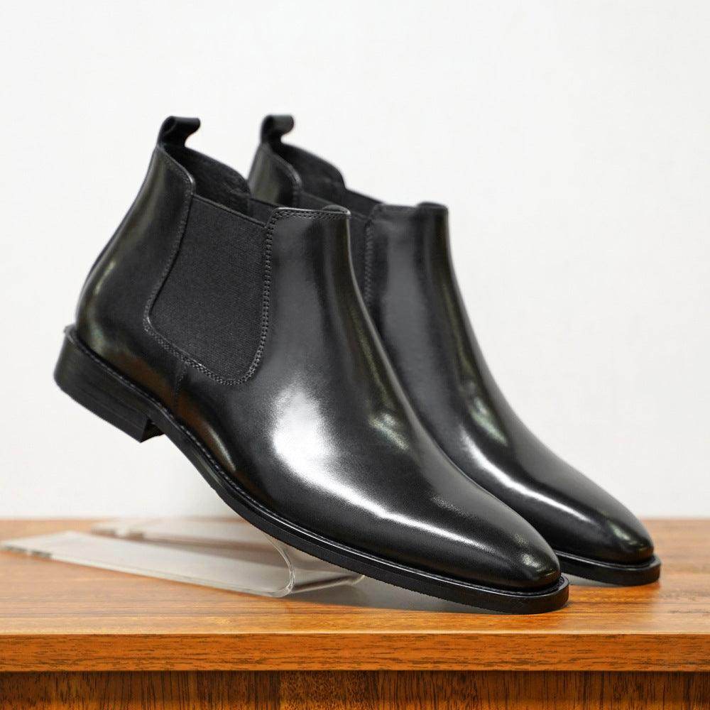 Chelsea Men's Sleeve Vintage Handmade Leather Boots - Magellan Fashion Shop