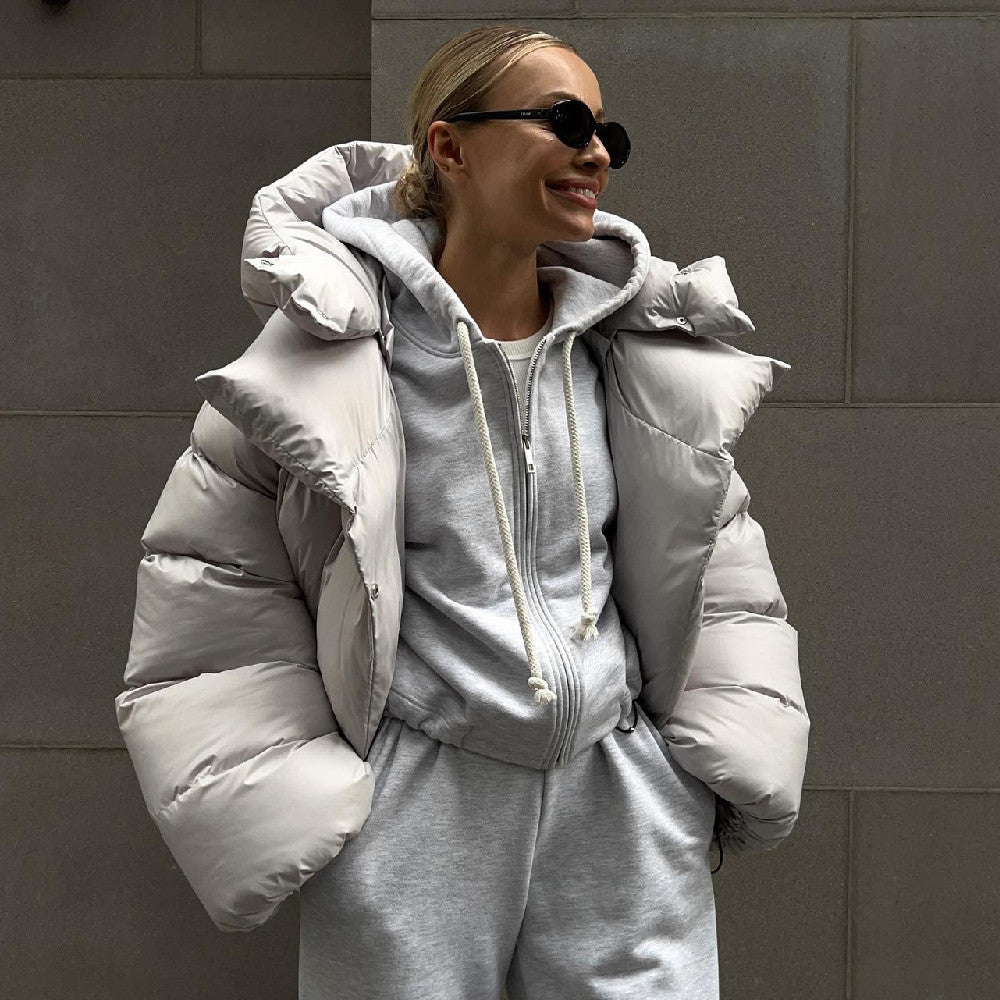 Down jacket made of cotton